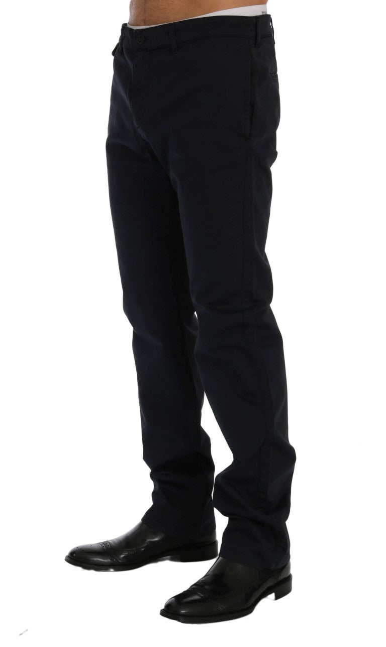 Man wearing black pants and shoes