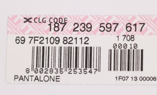 Barcode on a ticket or label