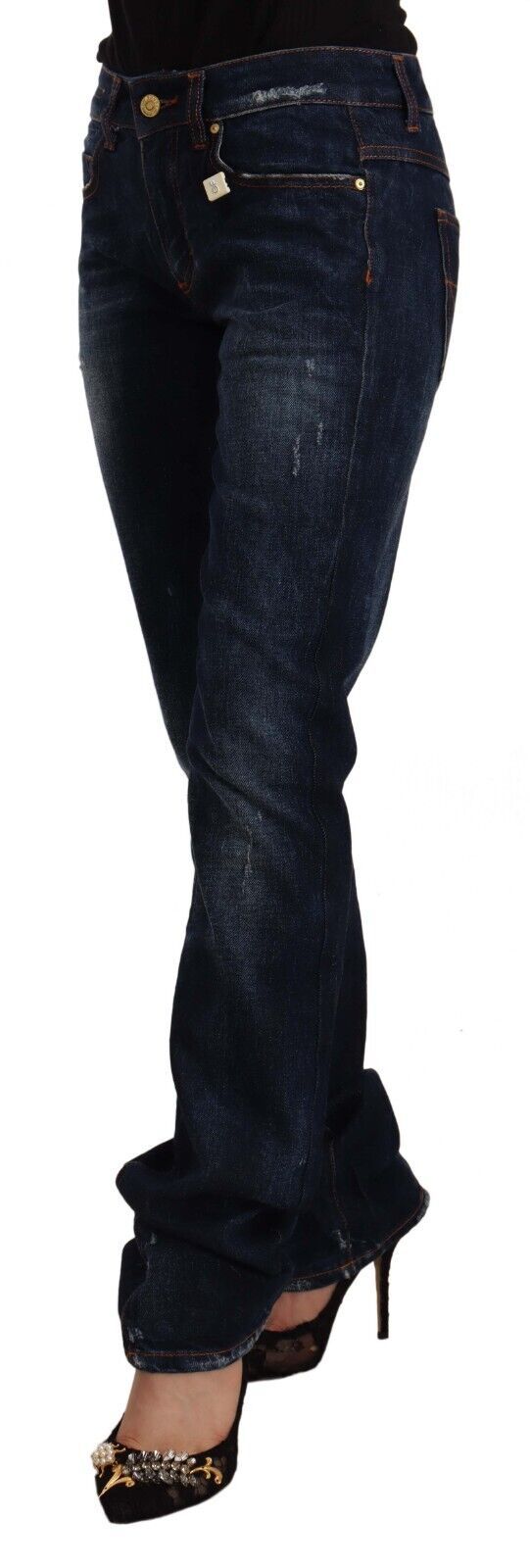 Pair of blue jeans on a mannequin