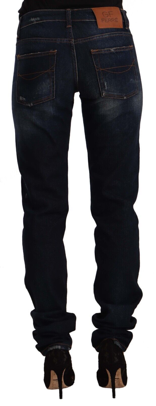 Pair of blue jeans on a mannequin