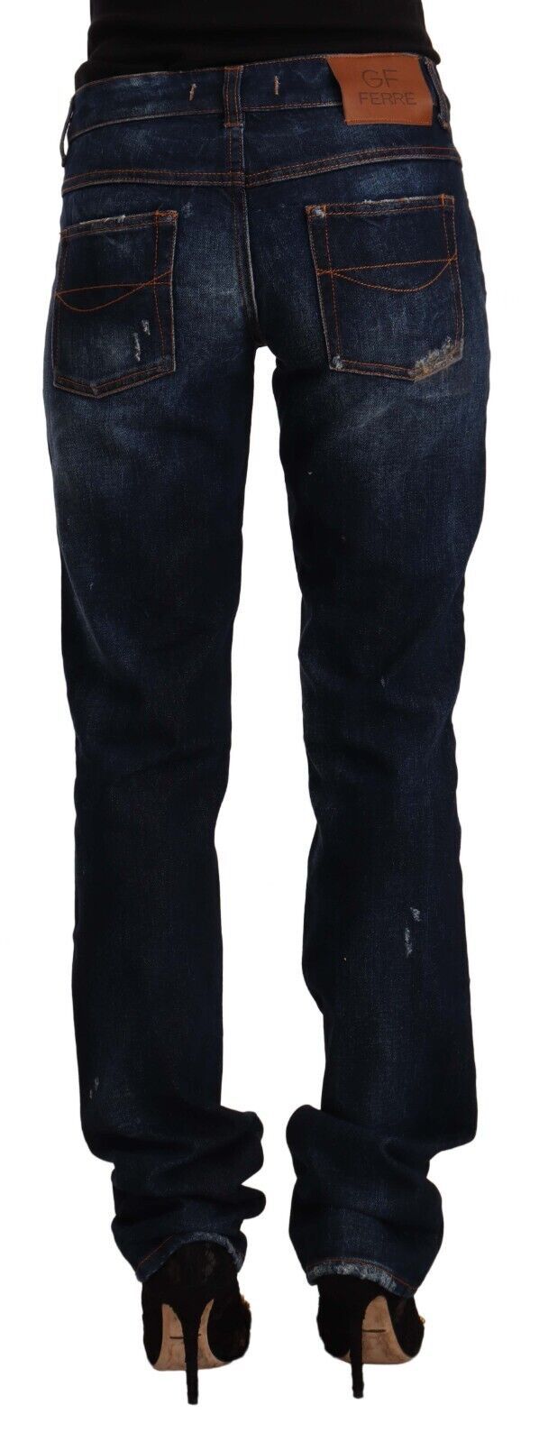 Pair of blue jeans on a mannequin