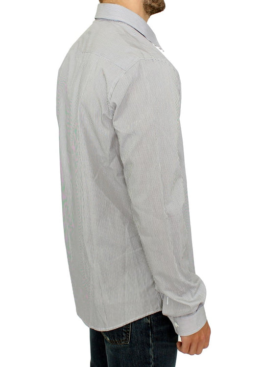 Man wearing long sleeve shirt
