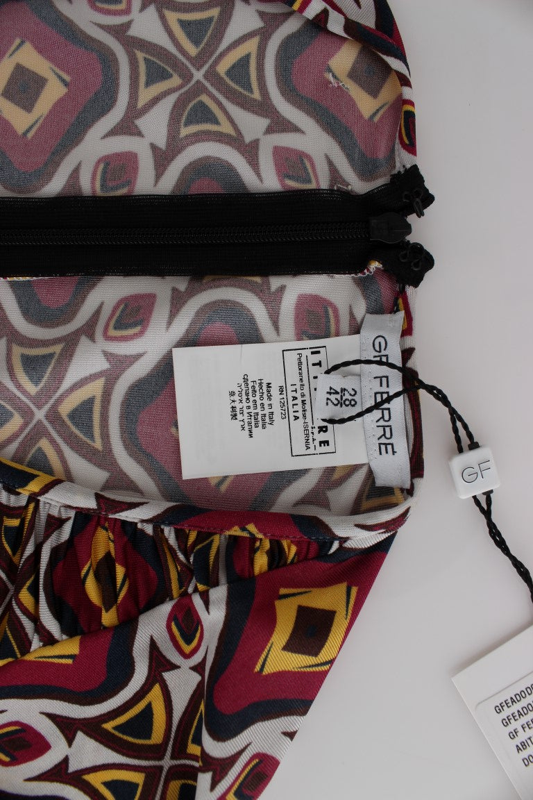 Printed fabric with a pattern on it