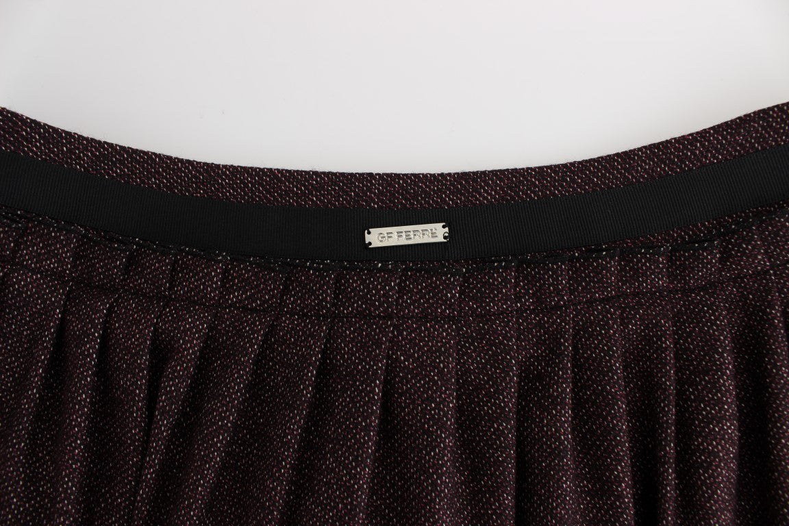 Black and white skirt with ruffles