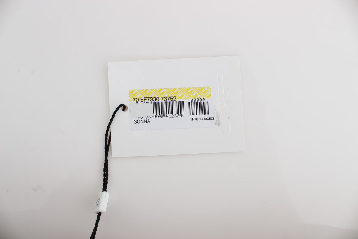 Yellow tag on white surface