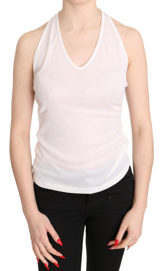 White tank top on woman