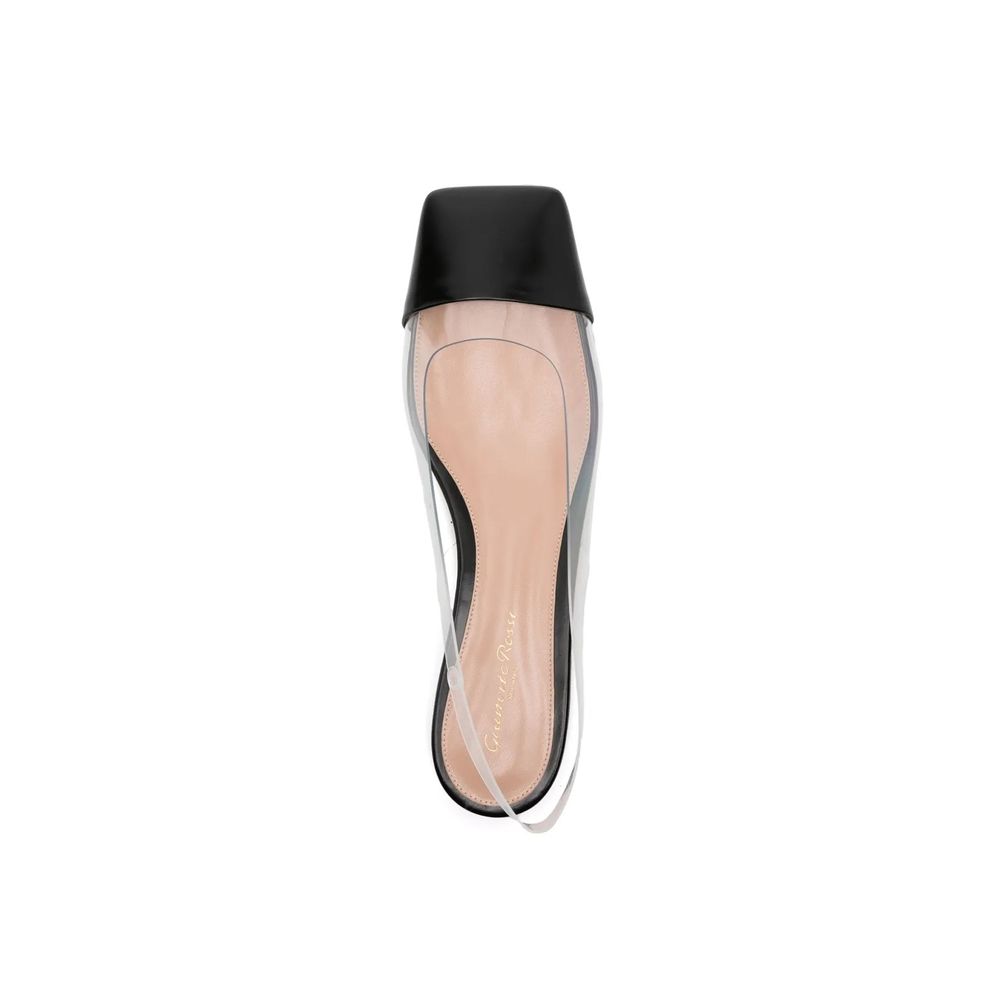 Pink high heel shoe