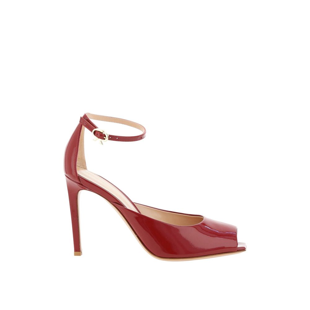 Red high heel shoe