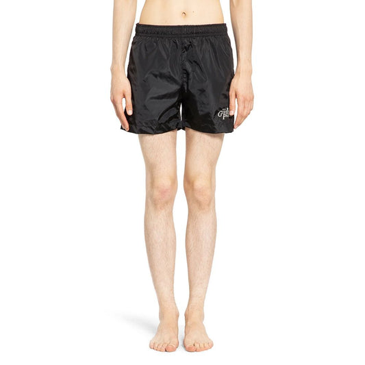 Pair of black shorts on a mannequin