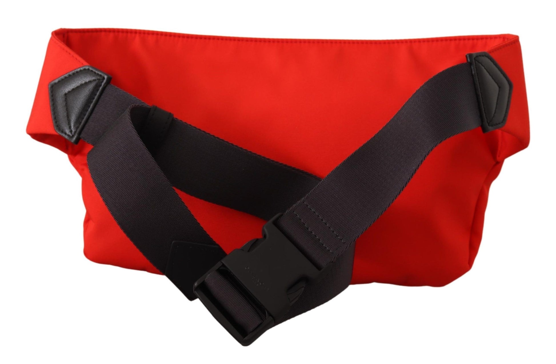 Red life vest with black straps