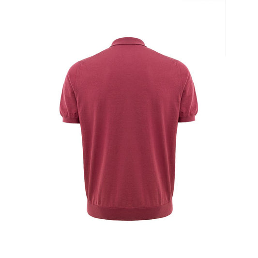 Red polo shirt on mannequin