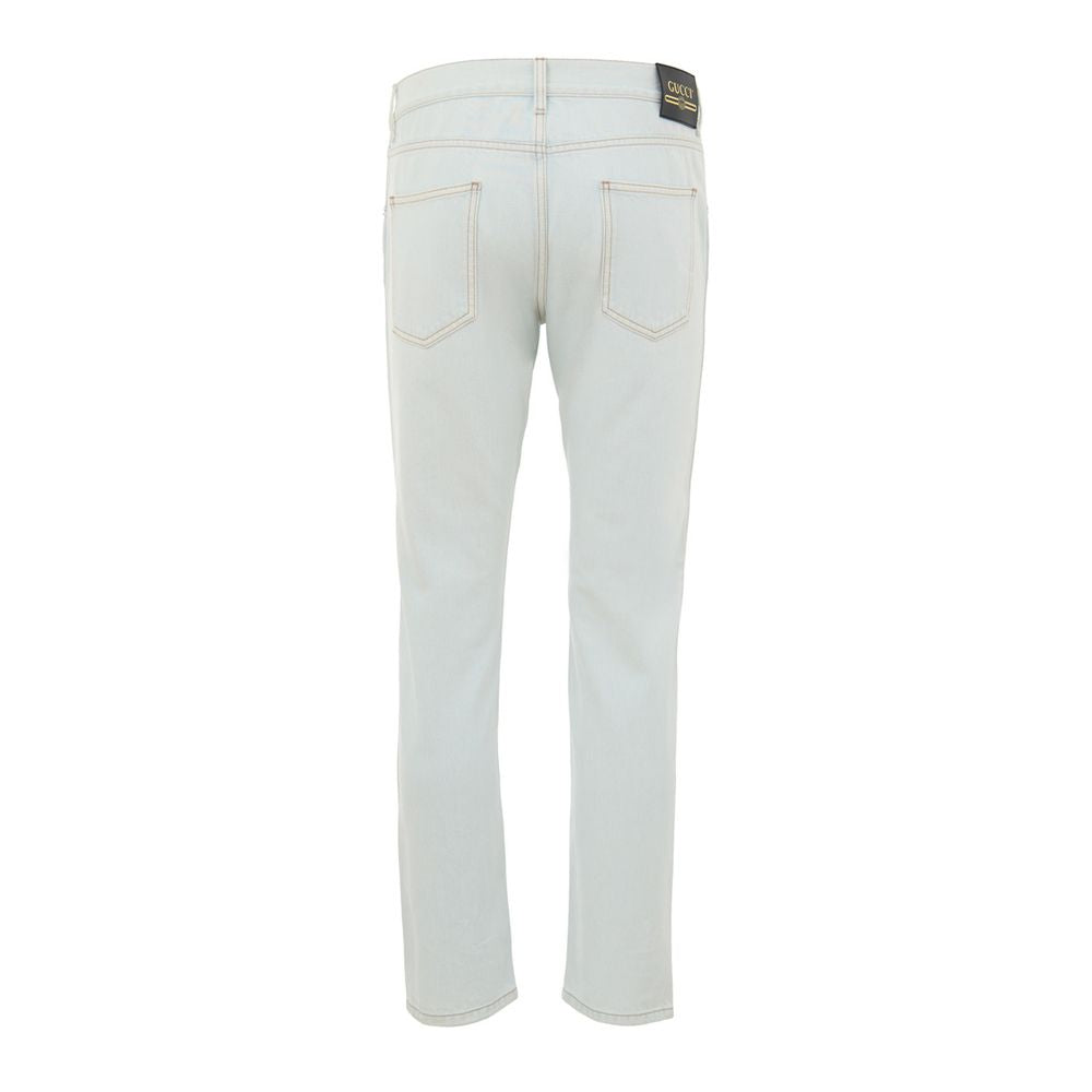 Light blue denim jeans