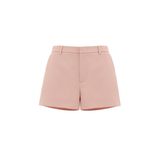 Pink shorts with elastic waistband