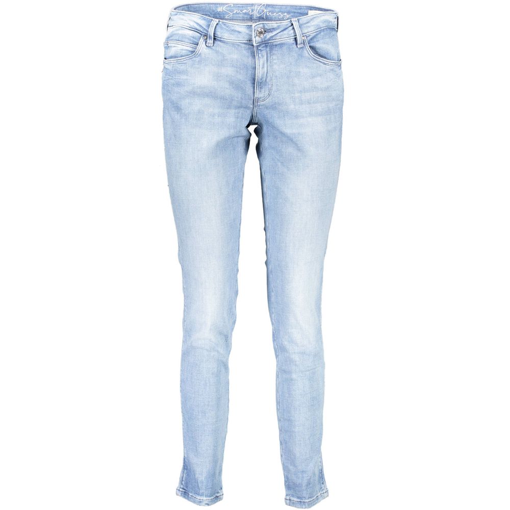 Pair of blue jeans on a mannequin