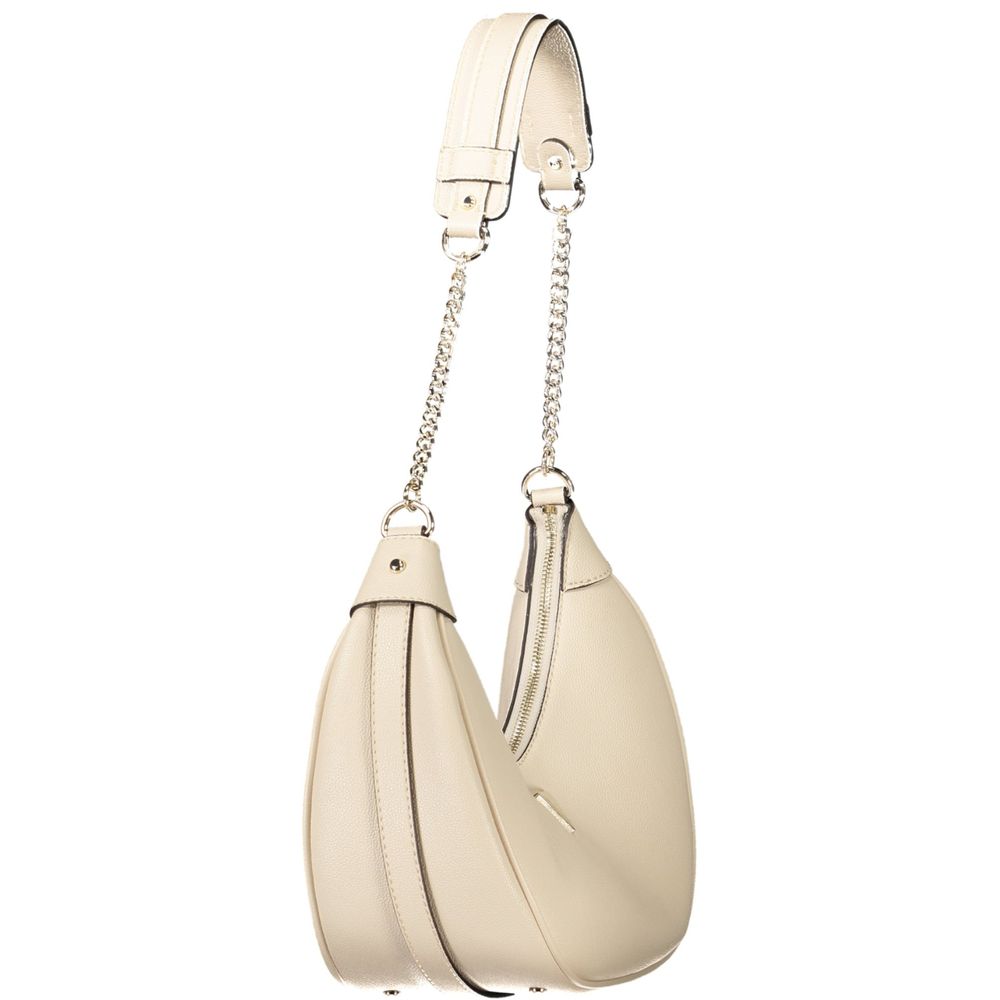 Banana shaped handbag with chain strap