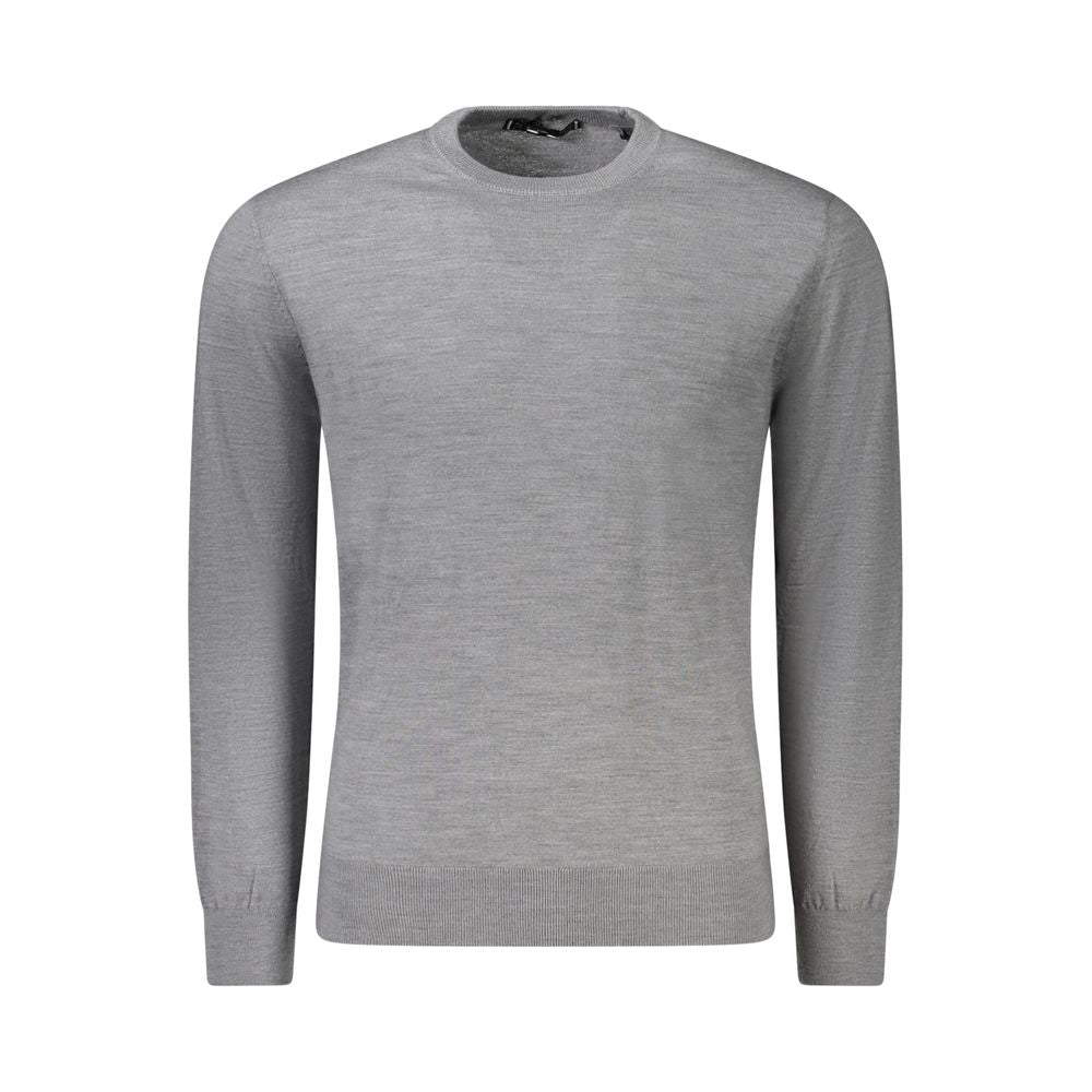 Long sleeve heather gray sweater