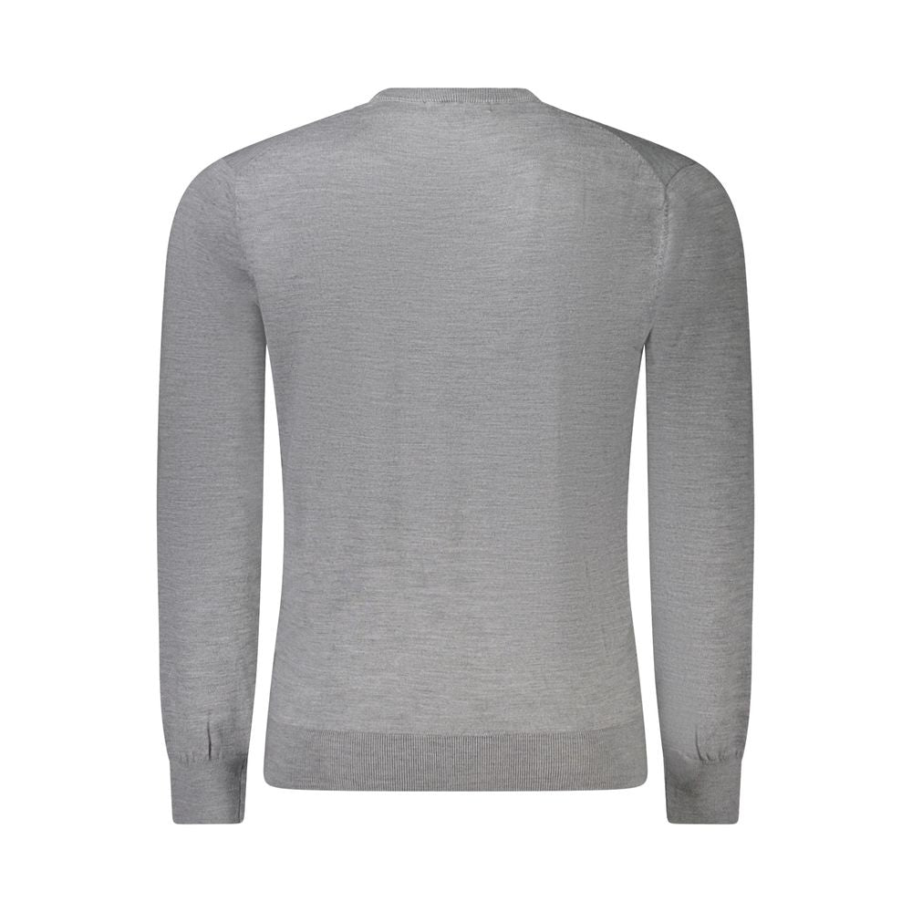 Grey long sleeve sweater on mannequin