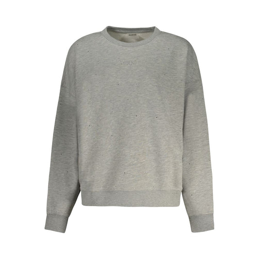 Grey sweatshirt with small white dots