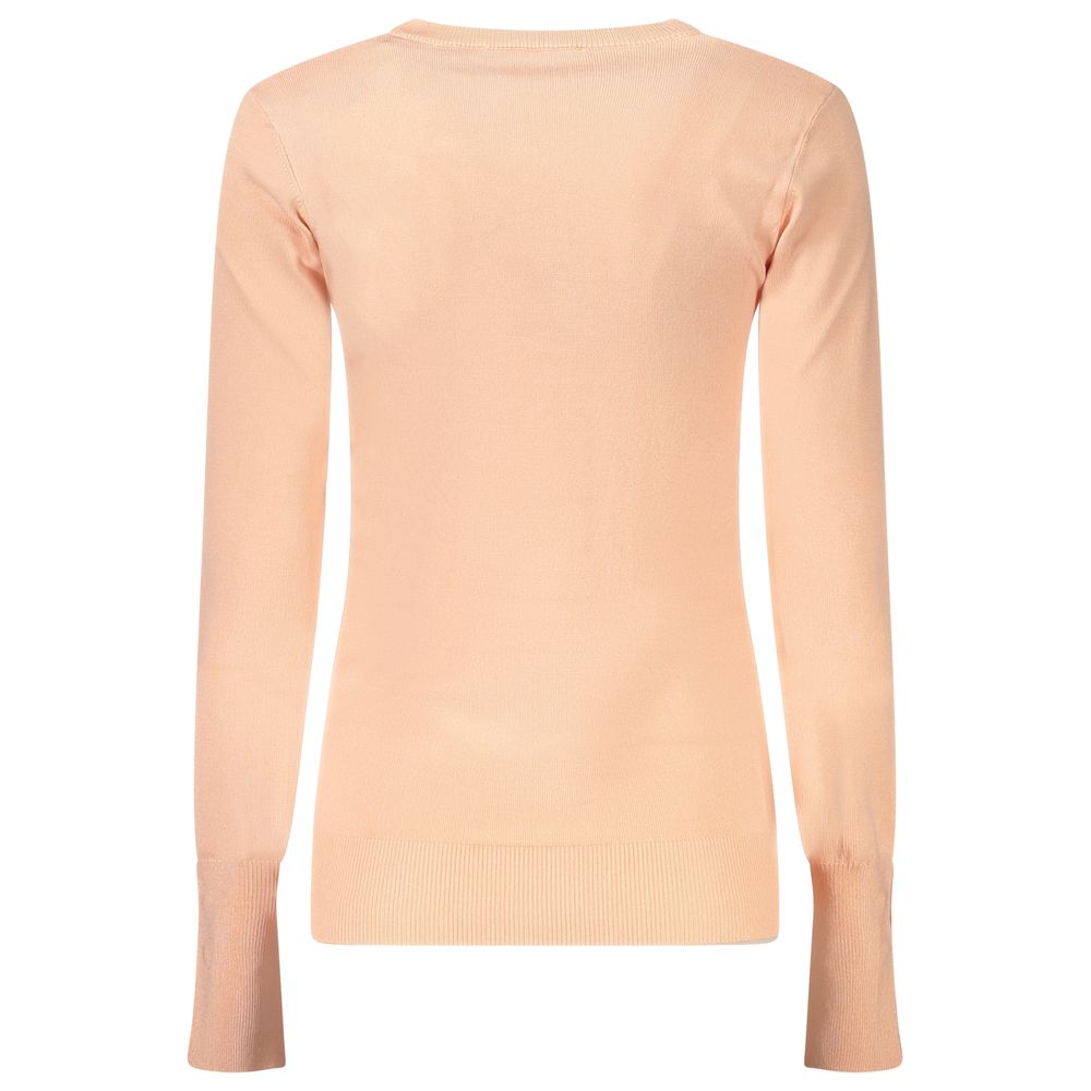 Long sleeve pink sweater