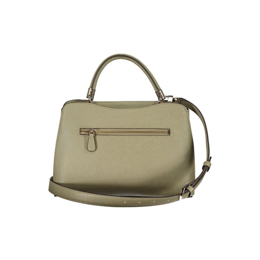 Tan leather crossbody bag with gold hardware