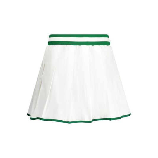 White skirt with green trim
