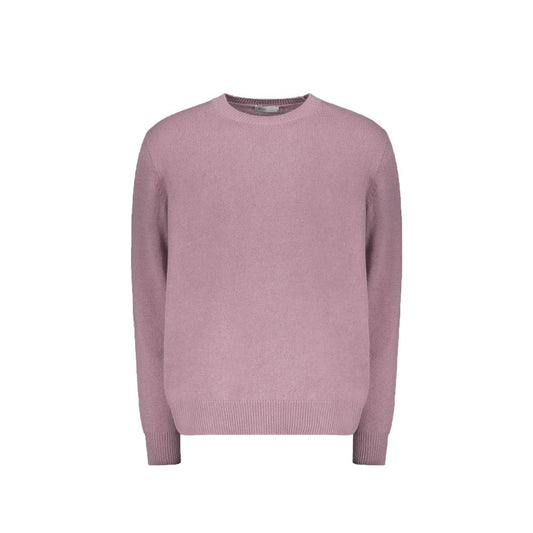 Pink sweater on hanger