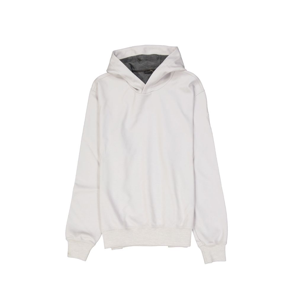 White hoodie on a plain background