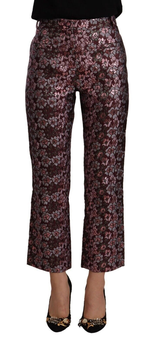 Pair of floral print flared pants