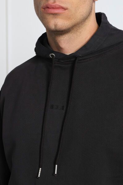 Man wearing black hoodie