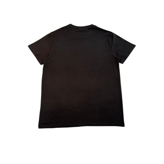 Black t-shirt on hanger