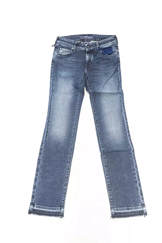 Pair of blue denim jeans