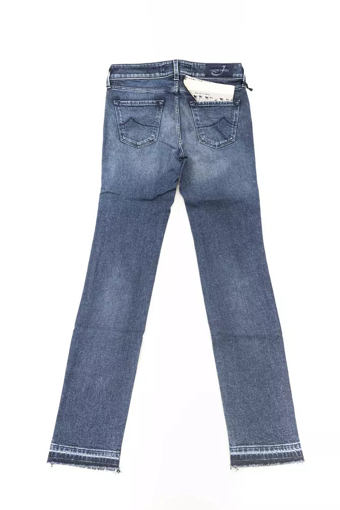 Pair of blue denim jeans