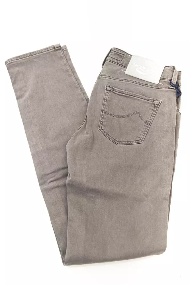 Pair of light grey jeans