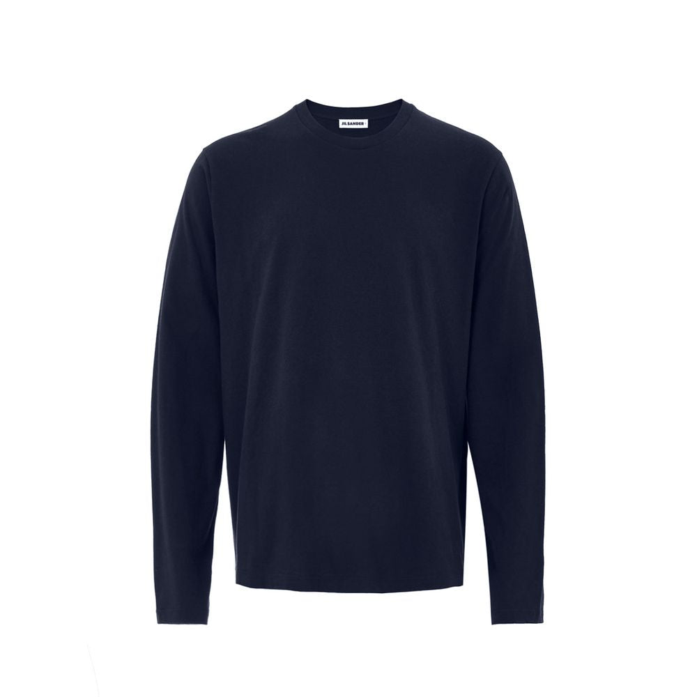 Long sleeve navy blue crew neck sweatshirt