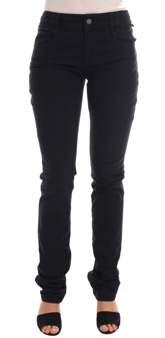 Pair of black skinny jeans on a mannequin