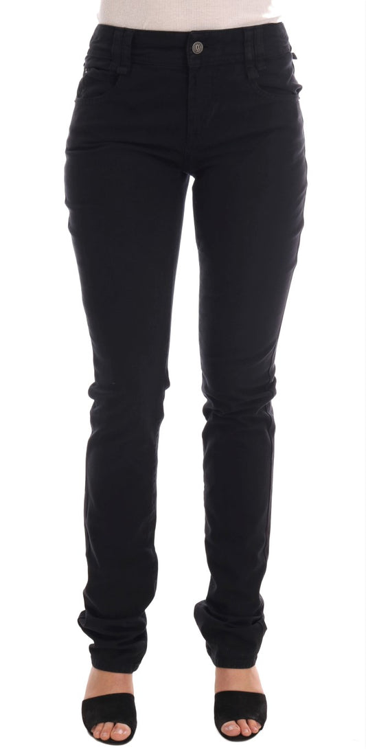 Pair of black skinny jeans on a mannequin