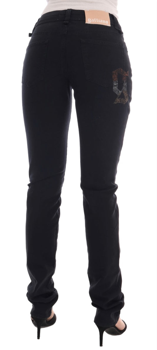 Pair of black skinny jeans on a mannequin