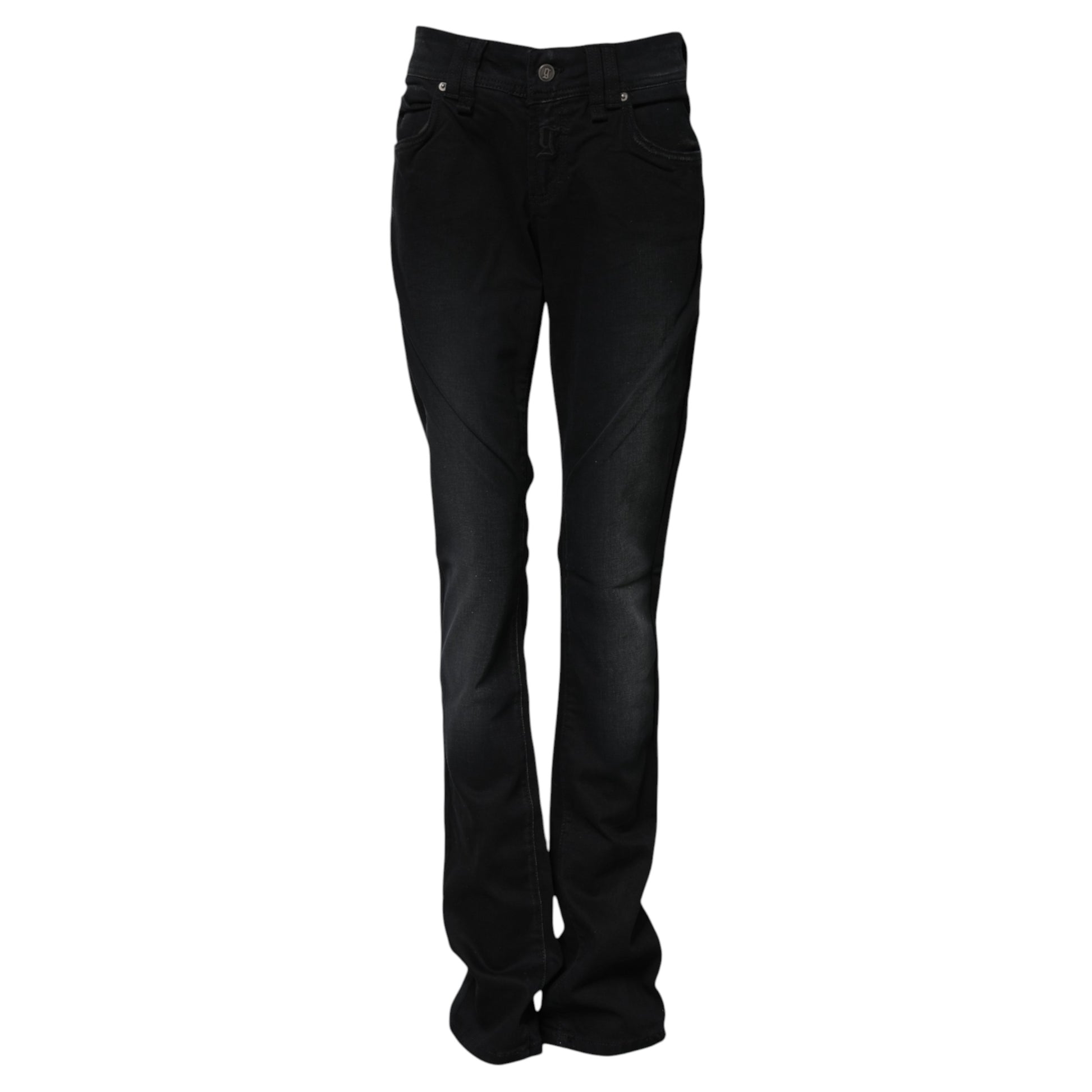 Pair of dark blue jeans