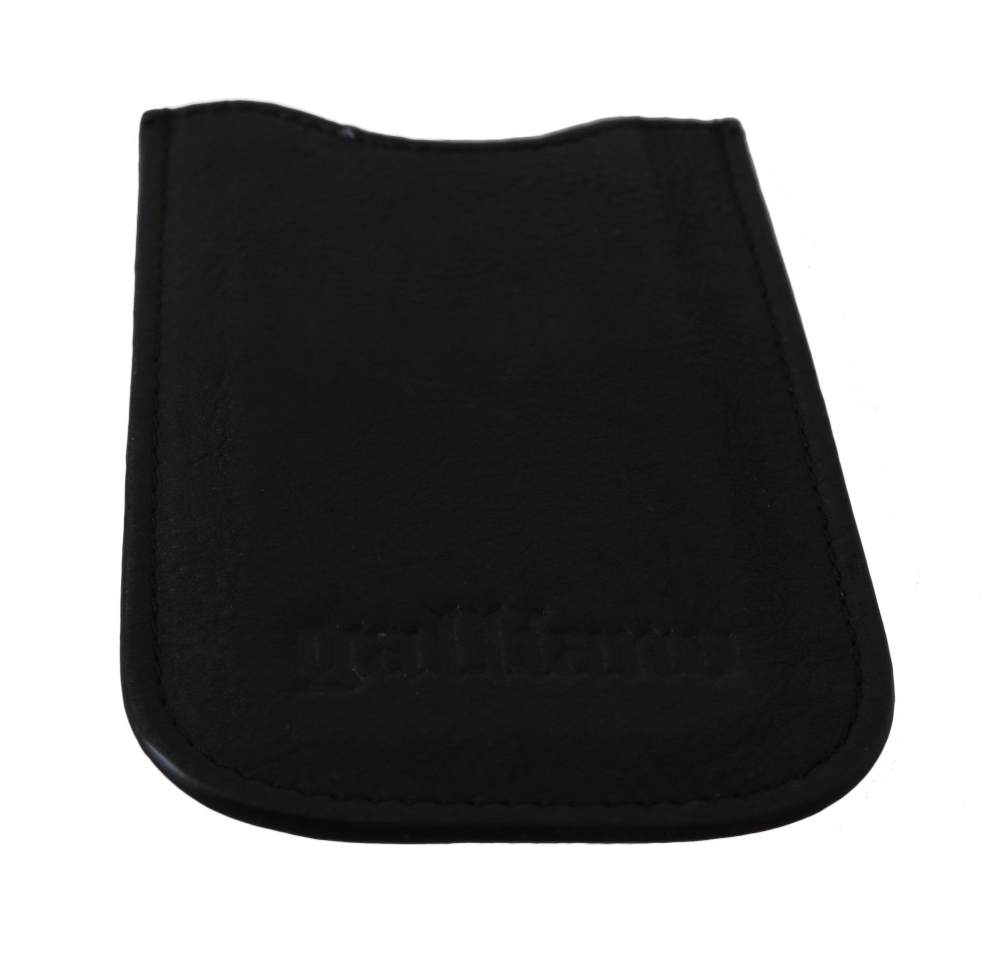 Black leather case for glasses