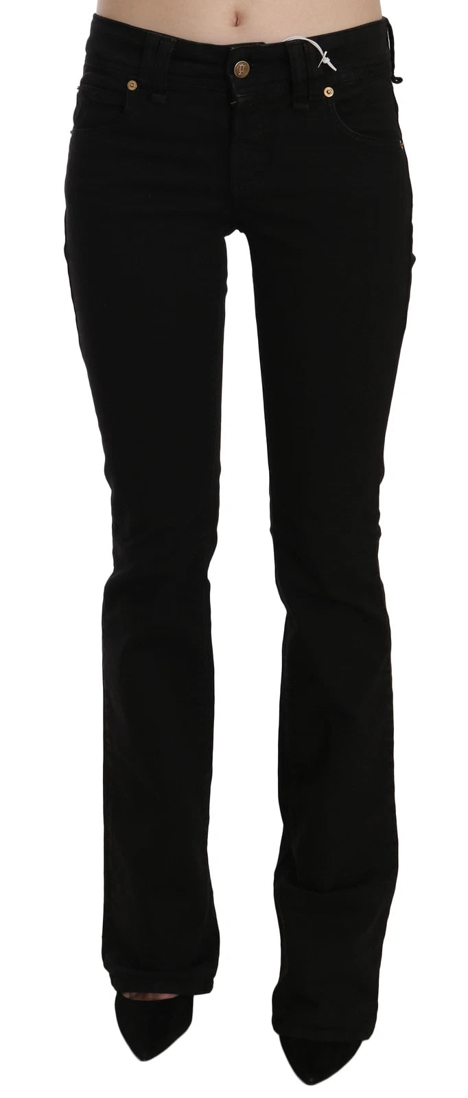 Pair of black skinny jeans on a mannequin