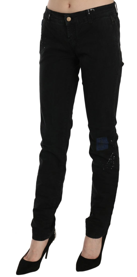 Pair of black skinny jeans on a mannequin