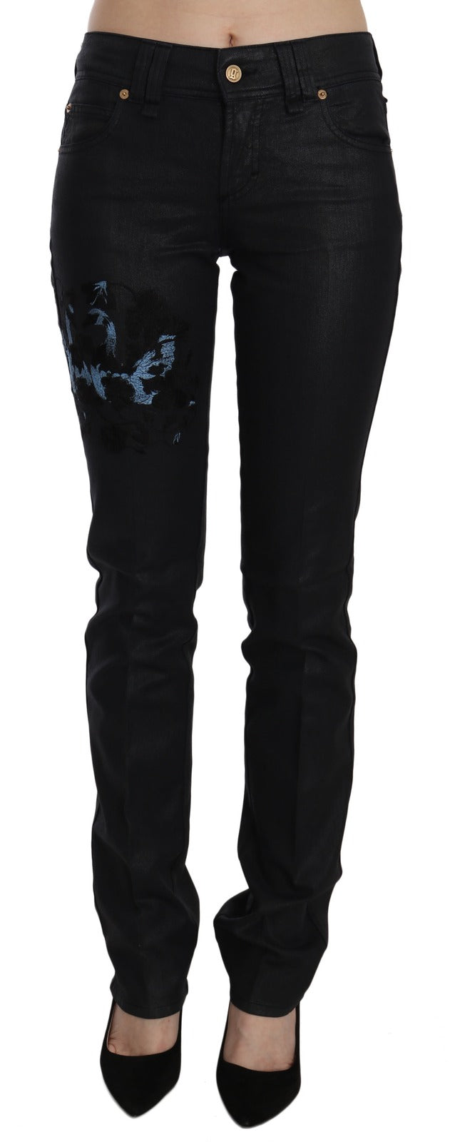 Pair of black jeans on a mannequin