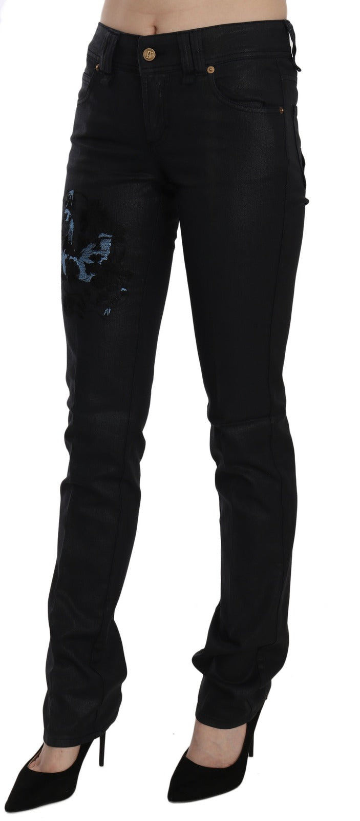 Pair of black jeans on a mannequin