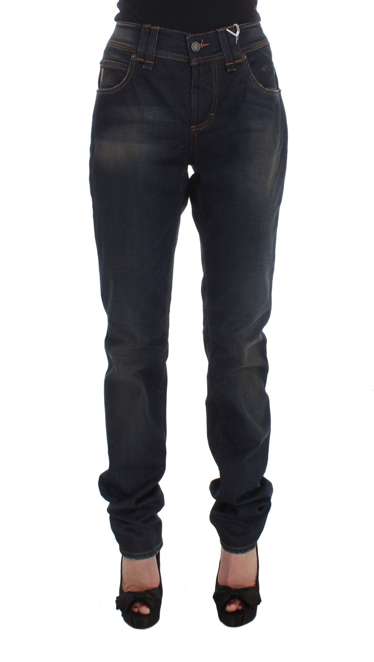 Pair of blue jeans on a mannequin
