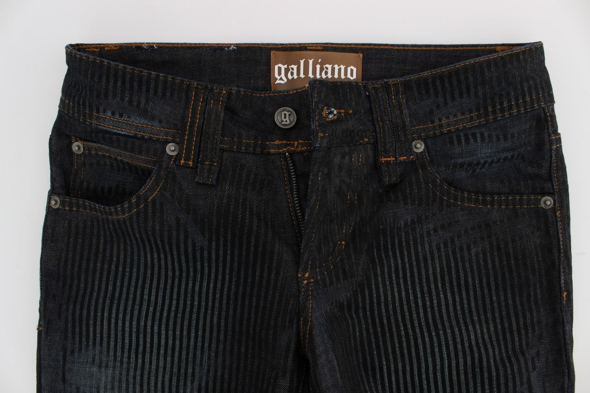 Pair of denim shorts with brand label