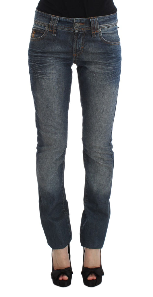 Pair of blue jeans on a mannequin