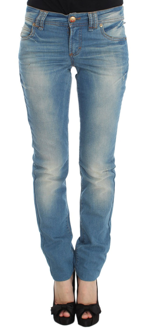 Pair of women's blue jeans