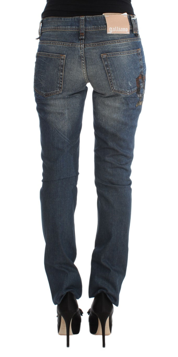 Pair of blue jeans on a mannequin