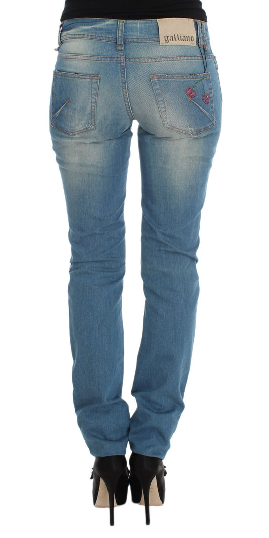 Pair of blue jeans on a mannequin