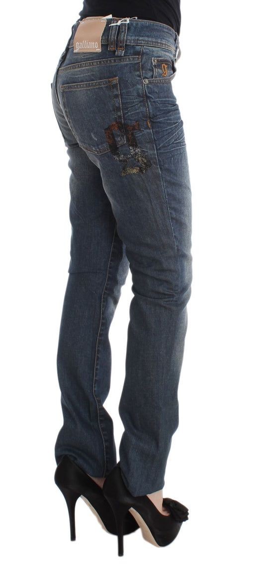 Pair of blue jeans on a mannequin